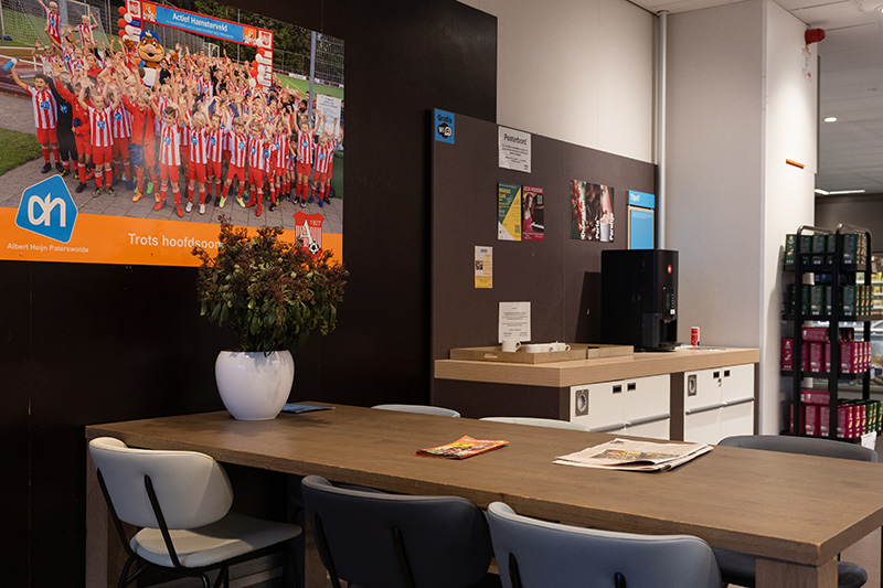 Foto van de koffiehoek